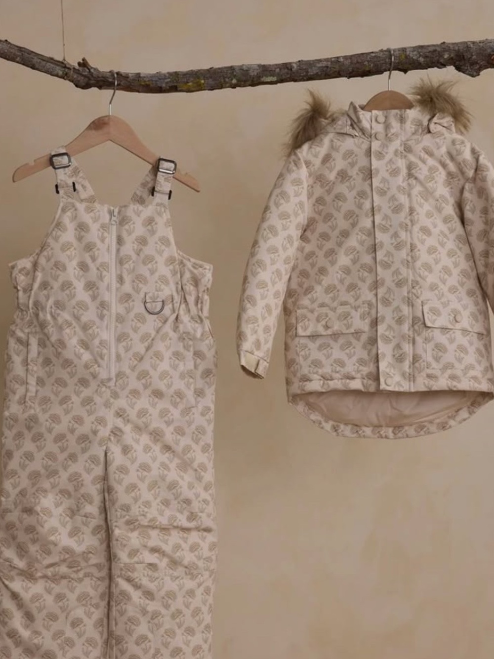 RYLEE AND CRU SNOWSUIT | 4-5Y | MARIGOLD FLORAL | RETAIL 400+ FOR BOTH PIECES